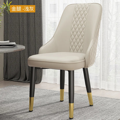 Cushion Beautiful Dining Chairs, Modern Metal Ergonomic  Unique  Home Decoration