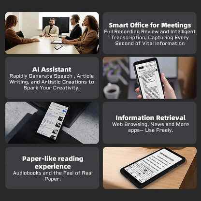 Electronic ebook reader and E-ink Screen smartphone Android11 Support