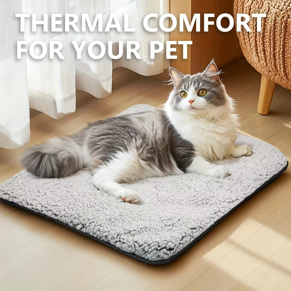 Self-Heating Pet Pads, Blanket, Puppy Pad Warm Cushion Mat for Cats Dogs Washable.