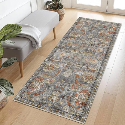 Stain & Water Resistant Non-Slip Rug for Living Room, Bedroom, Nursery