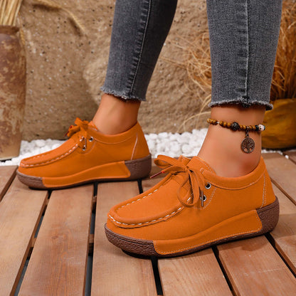 Spring/Autumn Thick Bottom Platform Women Shoes.