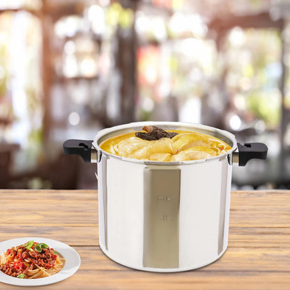 23qt Fast Heating Pressure Cooker Pot with Safety Valve