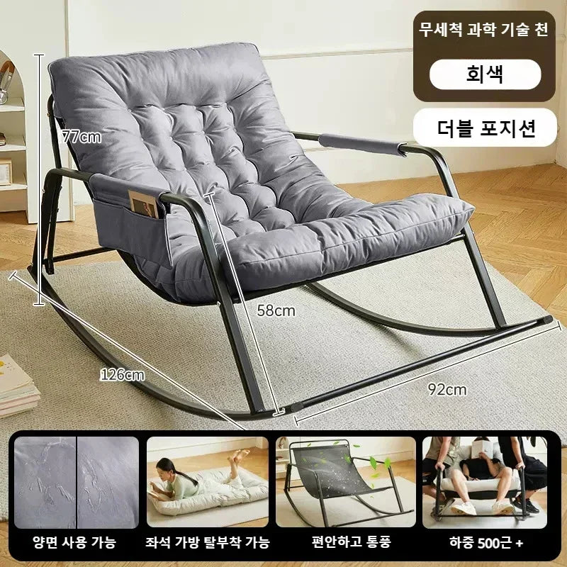 Double Chair with Cushion Sofas  Comfortable Lounge Chair