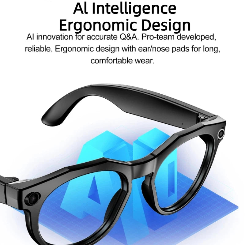 8K HD AI Smart Glasses, Chat GPT 800MP Camera, Bluetooth, Call AI Translation ,Voice Assistant Control ,Sunglasses Women Men 2026.