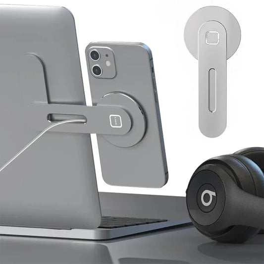 2025 Magnetic Laptop Phone Holder, Computer Monitor Side Cell Phone.  For iPhone 14 13 12 Series
