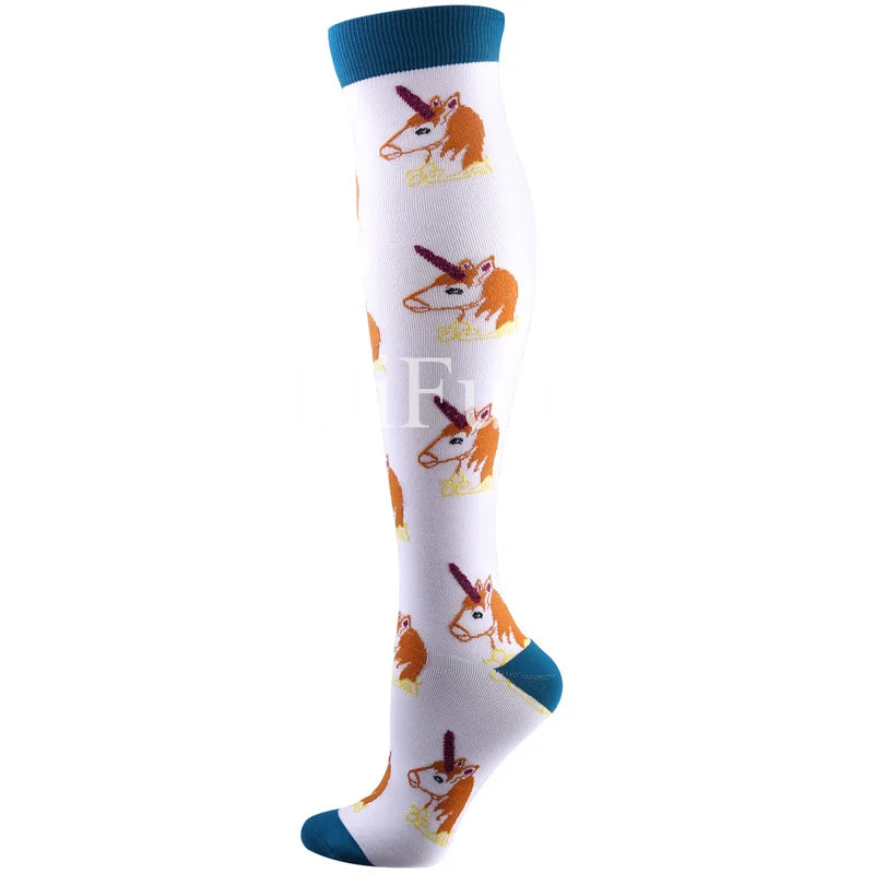 Men & Women New Compression Socks, Sports Socks ,Medical, Nursing, Edema, Diabetes, Varicose Veins ,Flight Travel Cycling Socks.