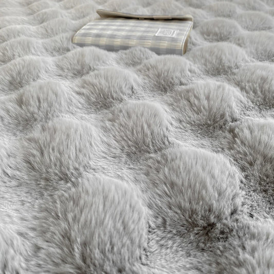 2pcs Fluffy Plush Pillowcase 48x74cm Winter Warm Thickness Soft Rabbit Fleece.