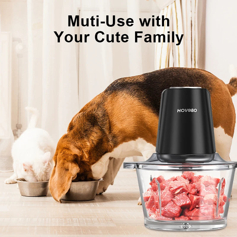 Electric Meat Grinder, 500W Food Chopper 2 Speed  Vegetable Cutter.