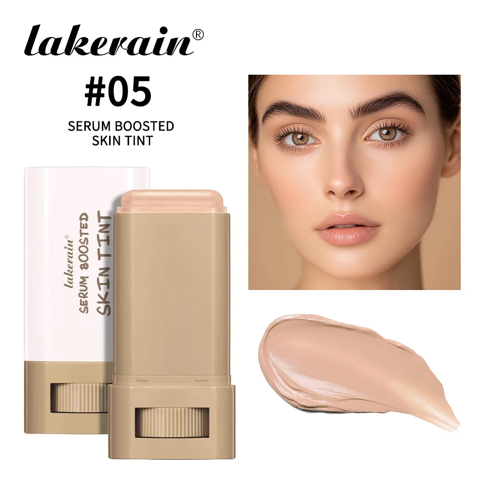 Skin Tint Foundation Stick, Eraser Concealer Foundation Stick Serum Boosted Smooth Plumper Hight Coverage .
