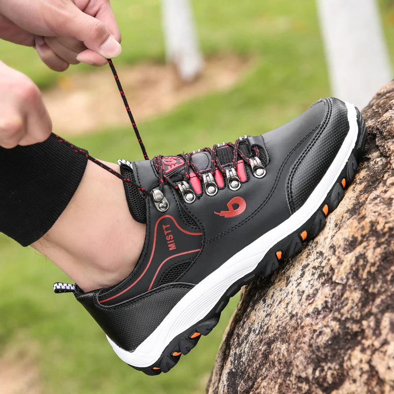 Casuals Men Shoes Breathable Hiking Walking Ultralight Slip-on