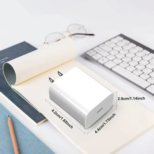 20W Fast Charger For iPhone 13 mini 12 11 pro  14 Pro Max Plus  USB Type C Fast Charging