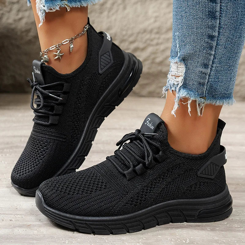 Breathable Running Shoes for Women, 2025 Spring Fashion Casual Sneakers, Lightweight Anti Slip Sports Shoes.