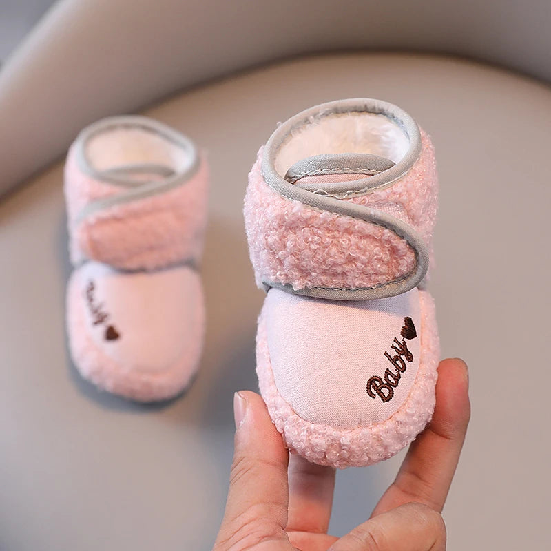 0-18M  Boots For Newborn Baby Girl Snow Boots, Winter Shoes Baby Boy Thermal Shoes.