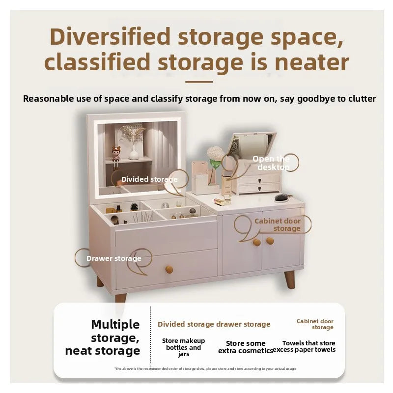 bay window dressing table makeup  cabinet