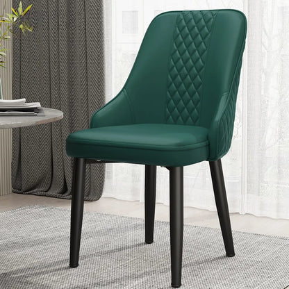 Cushion Beautiful Dining Chairs, Modern Metal Ergonomic  Unique  Home Decoration