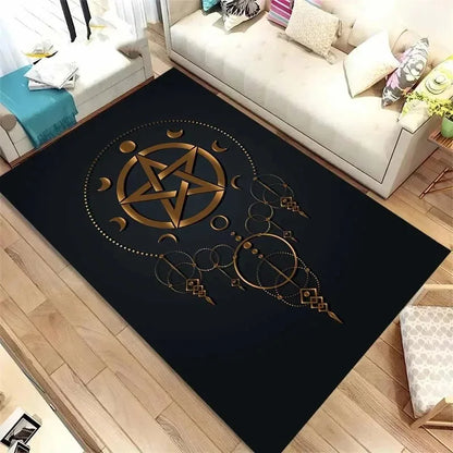 Tarot Pattern Floor Mats, Door Decoration, Home Living Room