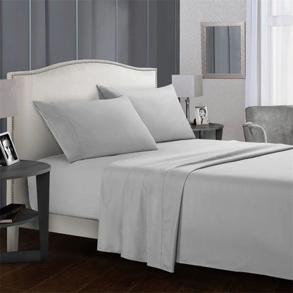 High-quality Simple King Size Bed Sheet Set  Fitted Sheets  Queen Durable Bed Covers.