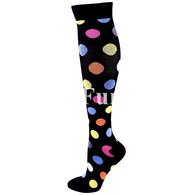 Men & Women New Compression Socks, Sports Socks ,Medical, Nursing, Edema, Diabetes, Varicose Veins ,Flight Travel Cycling Socks.