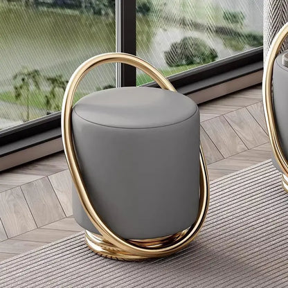 Dressing Table, Stool,  Bedroom Makeup Sofa, Luxury Round Dressing.