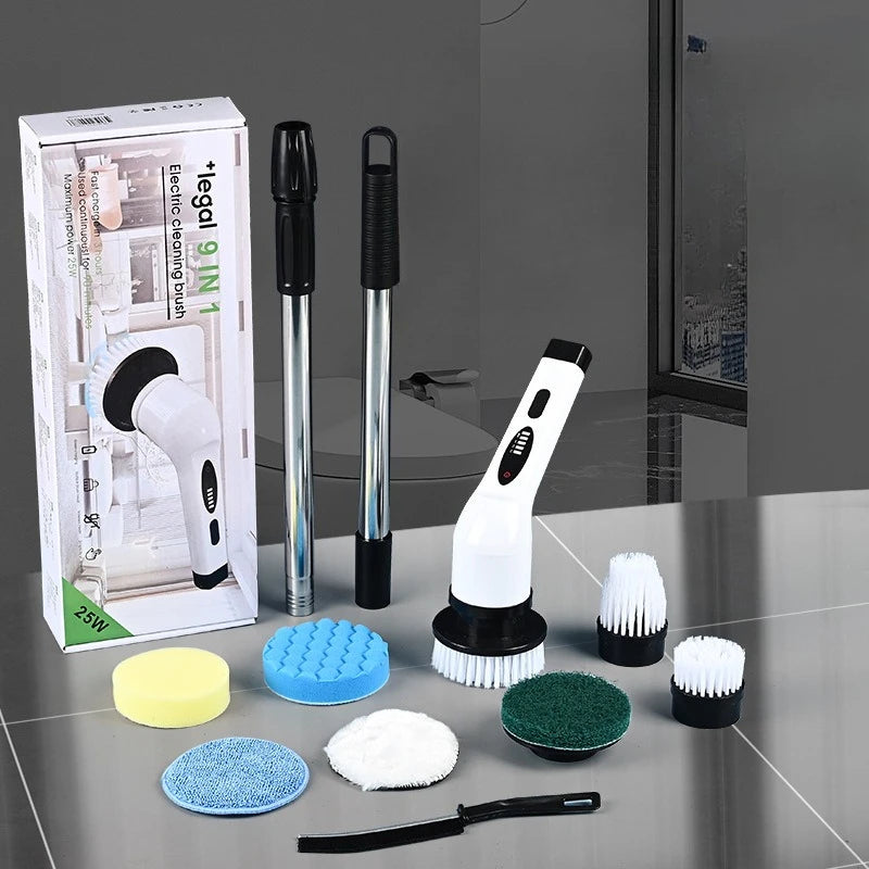 Kitchen and Bathroom Electric Cleaning Brush Charge Gadgets.