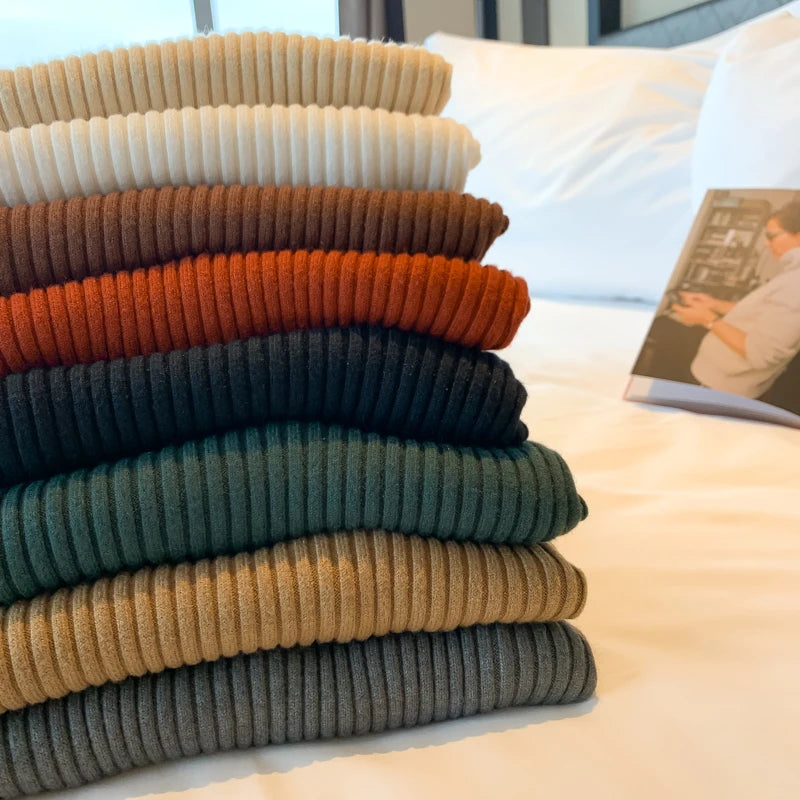 Autumn Winter 2025 Women Long Sleeve Turtleneck Sweater.