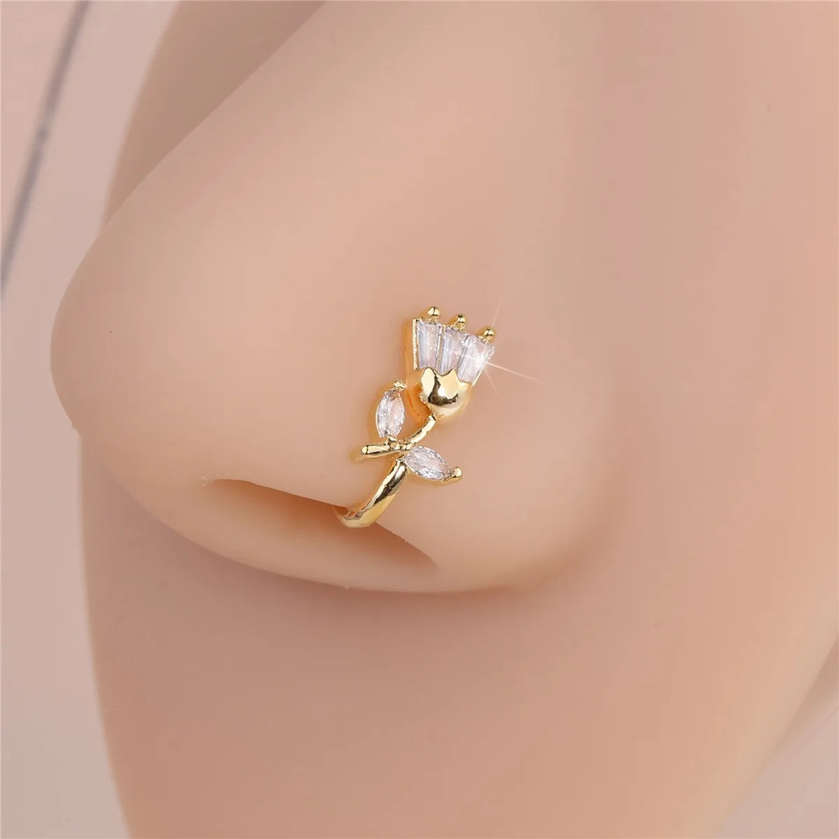 Nine Pieces Of Piercing-Free nose Rings, U-Shaped Nose Clips