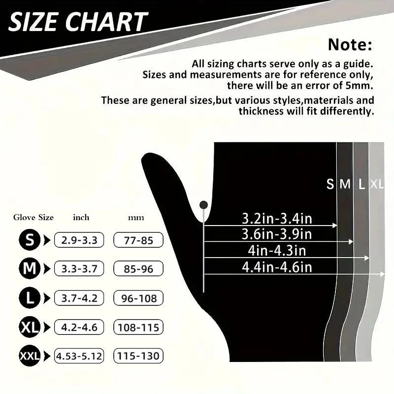 100PCS Black Nitrile Gloves Household Kitchen Bathroom Cleaning Gloves, Nail Art, Hair Dye,  Latex Free