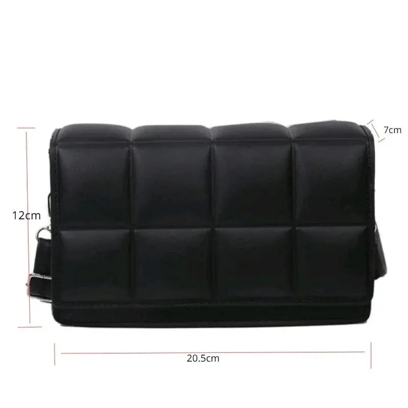 Fashion Brand Designer Women Shoulder Bag, Small PU Leather Female Crossbody Bag. Trend Classic Handle Handbag Women