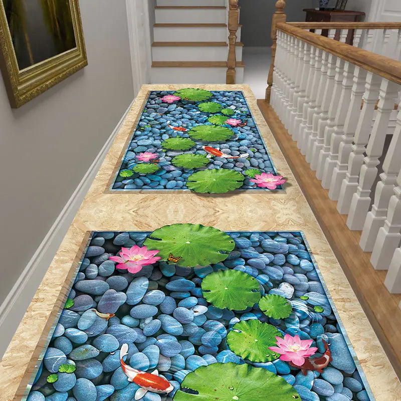 3D Carpets for Living Room  Decorative Long Hallway, Corridor Kitchen Mat