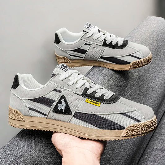 New Men Casual Shoes Fashion Sneakers Outdoor Jogging Breathable Lace-up Leisure Running Walking Comfortable Blade Loafers Brand