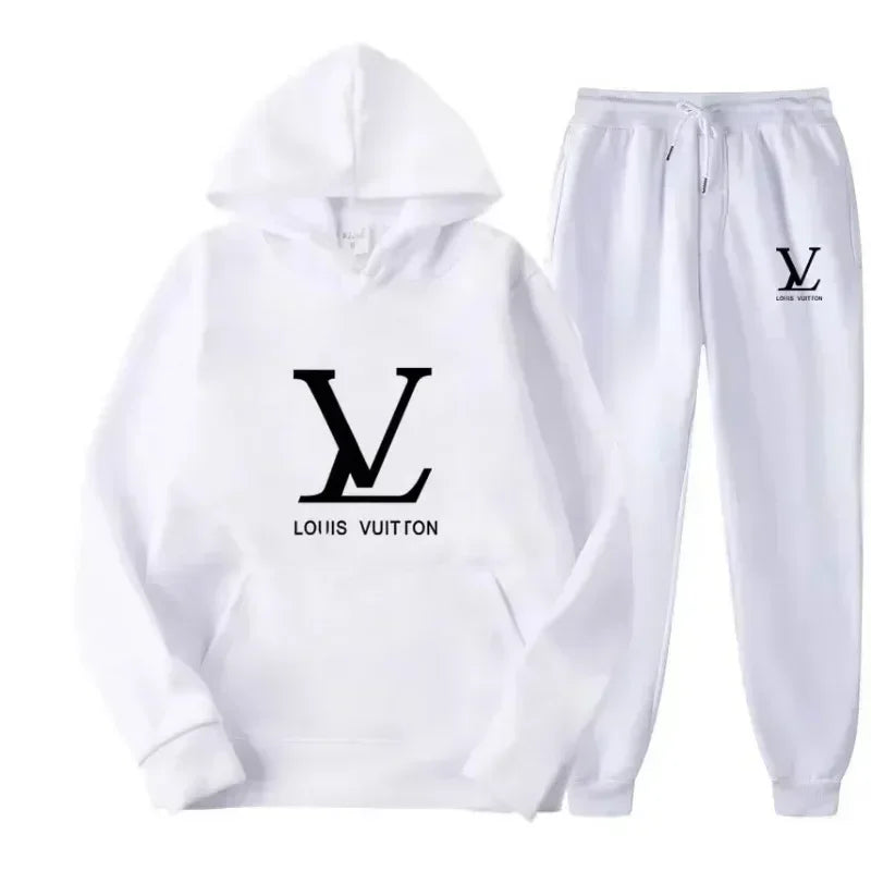 2025 Autumn/Winter new men sweatshirts and trousers, 2-piece set outdoor fashionable jogging suits.