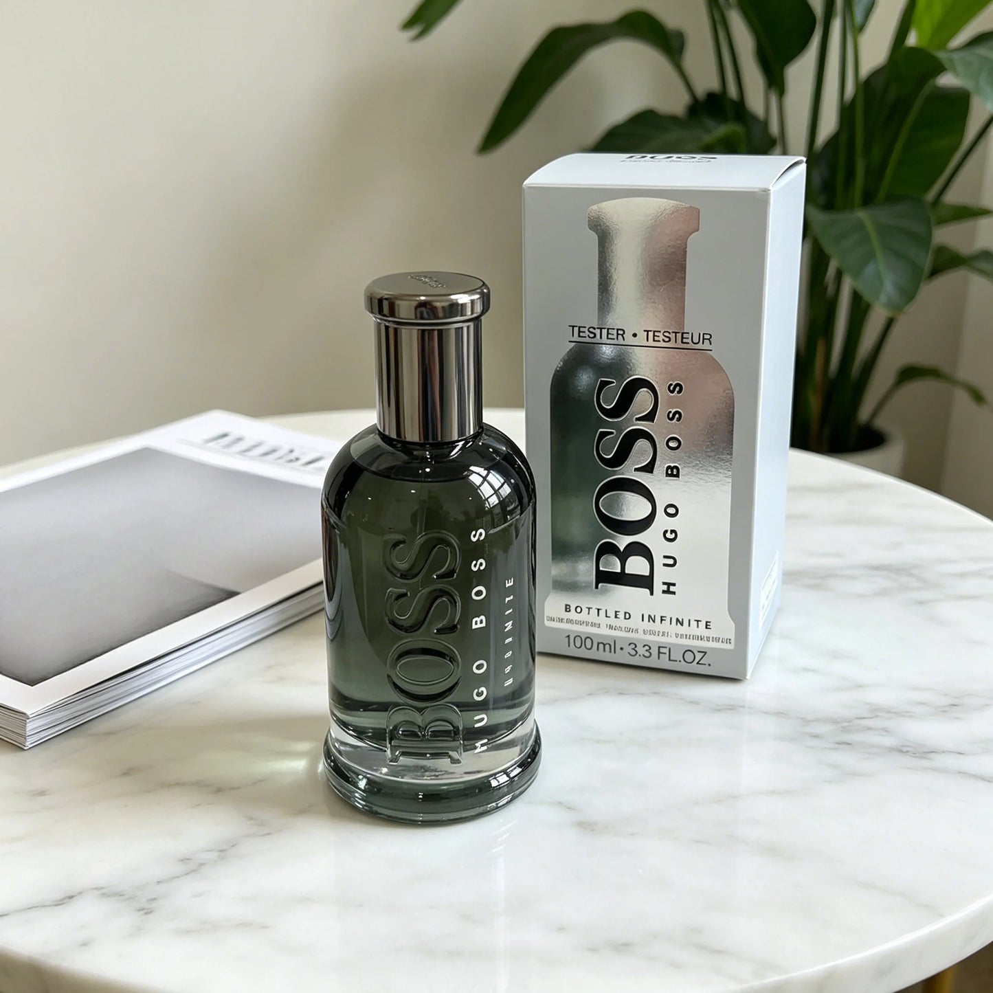 Hugo Boss Bottled Woody Amberry Men Cologne, Long-Lasting Fragrance with Leather Orris Notes Perfect Gift.