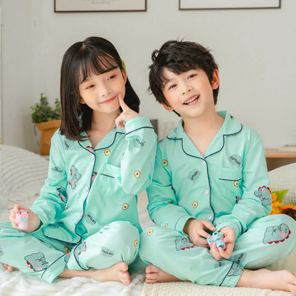 2 3 5 7 9 11 14 Years Pajamas Sets Boys Pajamas Girls Clothes Baby Kids  Clothing