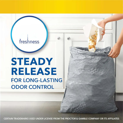 High kitchen drawstring trash bags - Stink Shield 13 gallon white trash bags, 110