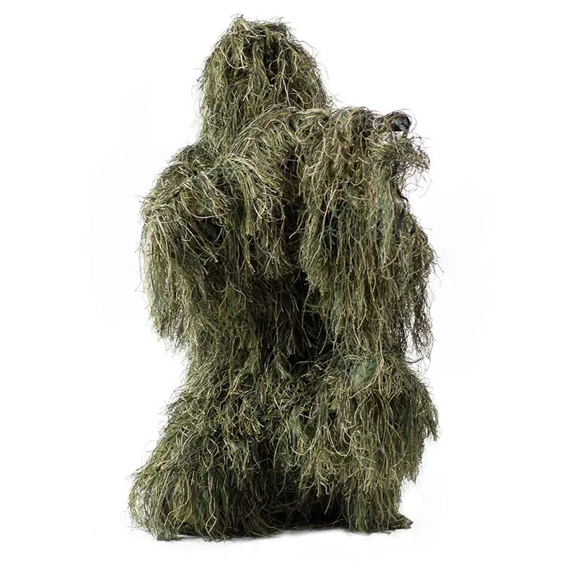 Camouflage suit 3D withered grass 5-piece hunting suit