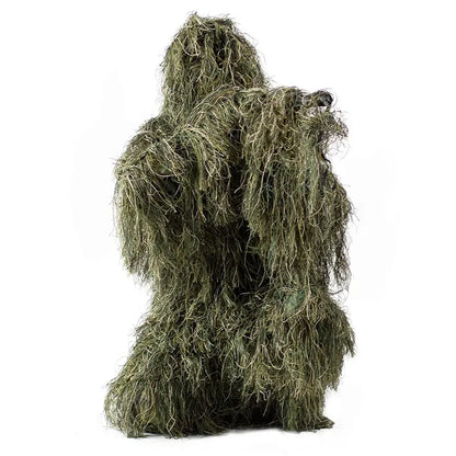 Camouflage suit 3D withered grass 5-piece hunting suit