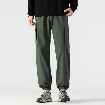 Casual pants spring and autumn tight-fitting  windproof and waterproof