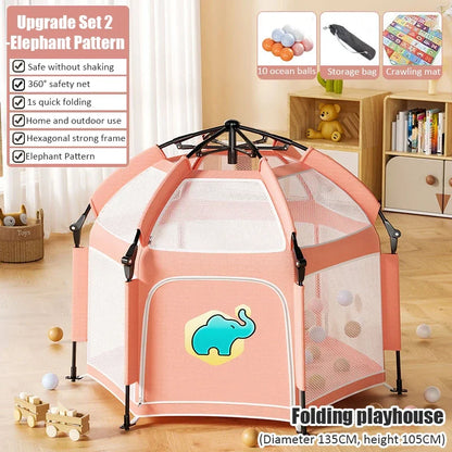 Portable Outdoor Camping Pop Up Tent , Indoor Kids Tents,  Baby Play House