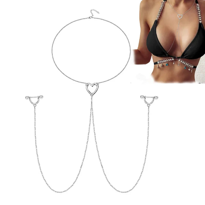 Stainless Steel Nipple Piercing Jewelry, Zircon Nipple Rings, Barbell Body Jewelry, Nipple Shield Bar