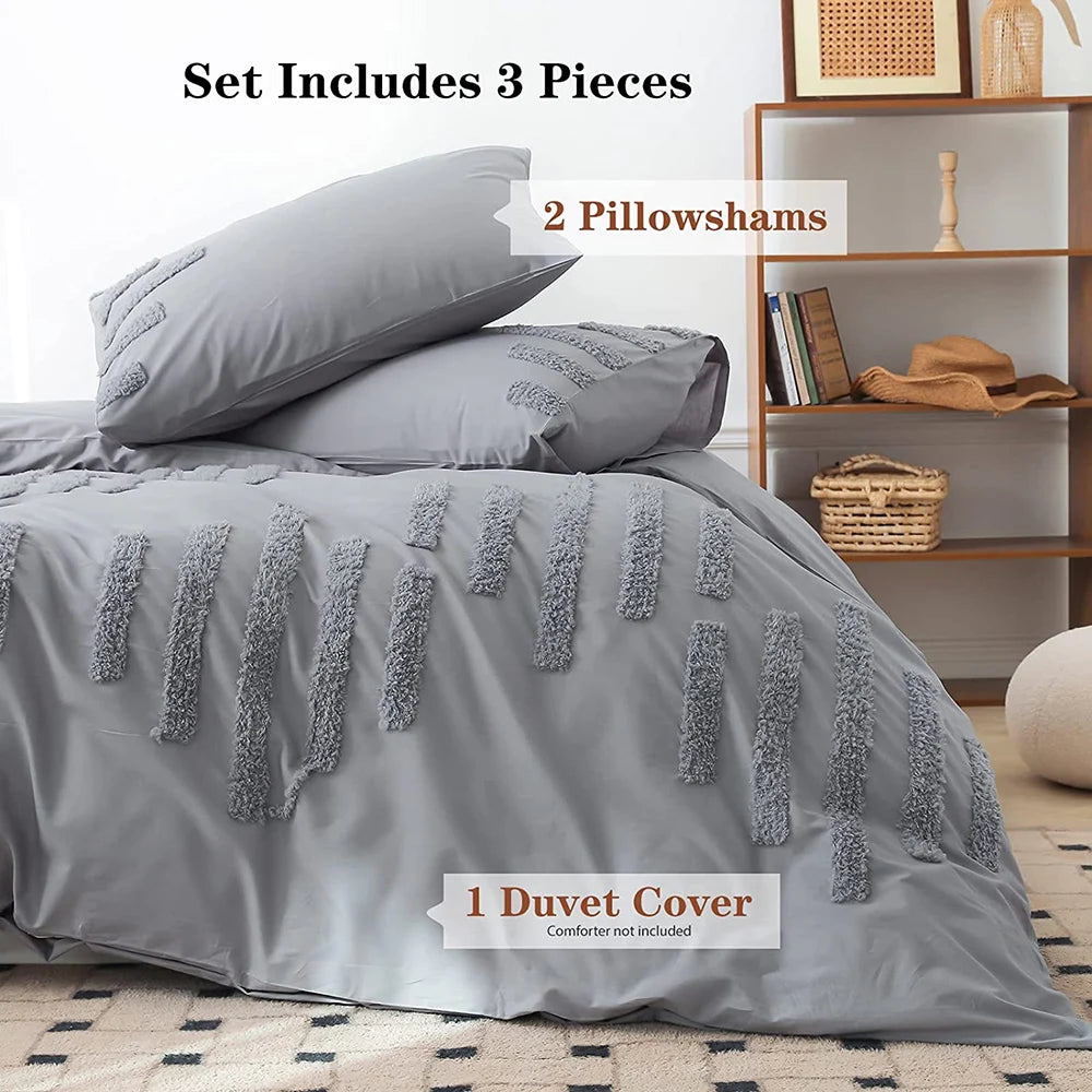 100% Cotton 3Pcs Complete Bedding Set