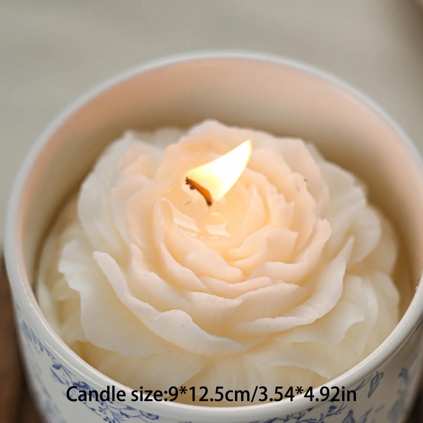 Scented Candles with Wooden Wick Decorative Aromatic  Flameless