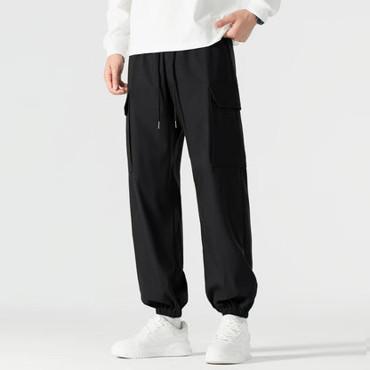 Casual pants spring and autumn tight-fitting  windproof and waterproof