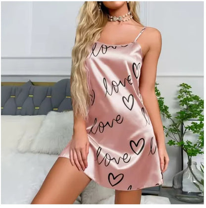 Women Nightwear Clothes Sexy Black Nightdress For Woman