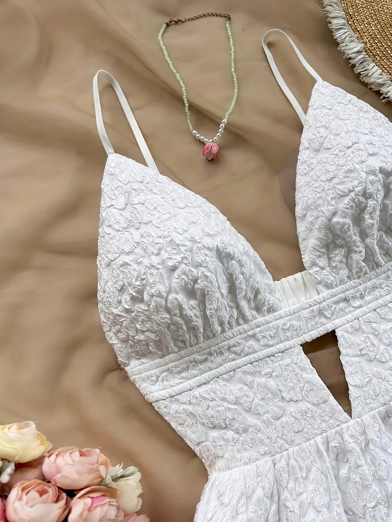 Women Spring Summer Pure Color Strapless, Backless ,Elegant Dress Chic Minimalist Design.