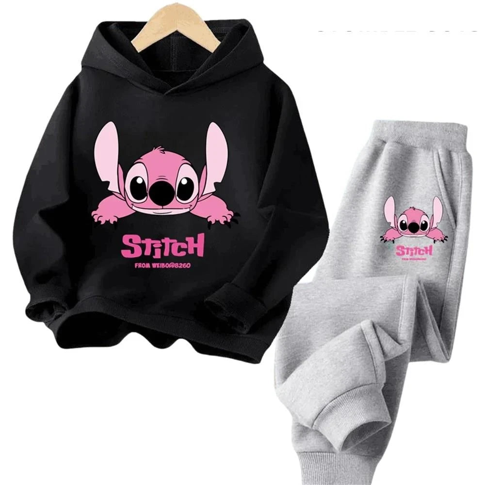 Children Hoodies Stitch Kawaii Fashion, Pullover Sweatshirt, Cartoons Girls Boy Kids Autumn Casual Clothes