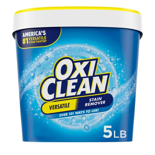 5 lb Oxygen Laundry Detergent Booster Powder Versatile Stain Remover for All Fabrics Home Carpet.