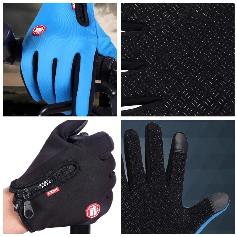Winter Gloves For Men Women, Touchscreen Warm Outdoor Cycling, Driving, Motorcycle Gloves Windproof Non Slip.