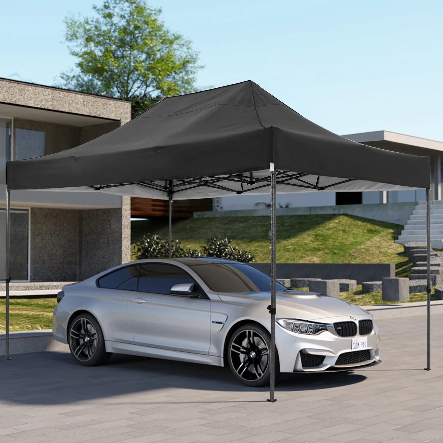 10x15 Heavy Duty Pop up Canopy,  with 4 sidewalls, Commercial  Canopy Wedding, Party Tents.