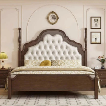 Queen Size Bed  Upholstered Storage  Bedroom Sleeping Frame