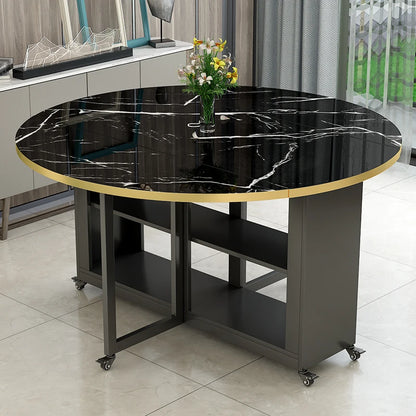 Simple Style Dining Table Set, Chair Folding Table Space Savers